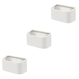 Mobestech 3 Stück Wand-Mülleimer Schrank-Mülleimer Wand-Mülleimer Weißer Mülleimer Großer Küchen-Mülleimer Hängender Mülleimer Wand-Organizer Mülleimer Küchen-Mülleimer