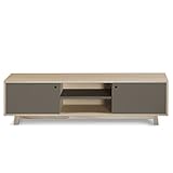 TV-Schrank mit 2 Schiebetüren, 160 cm, Esche