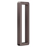 GAJUST Zweiseitiger Innen-Außen-Push-Pull-Türgriff, verdickter Edelstahl-Schiebetürgriff aus Glas für Scheune/Eingang/Haustür/Holztor/Braun/142,5 cm/56 Zoll