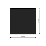 Schindler + Hofmann PU051-3B1-sw Bodenplatte B1 Rechteck/Quadrat schwarz pulverbeschichtet 800 x 800 mm