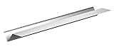 Vordach Dachrinne Aluminium natur V- Mini 1,25 Meter incl. Montagenägel