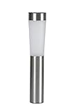 GRUNDIG LED Solar Lampe, Stahl, silber, 7.5 x 7.5 x 56 cm, 89643