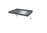 Modern Flat Console | Leichtes Vordach für Haustür | Modernem Design Aluminiumkonstruktion | 1500x955mm -Graphitgrau (RAL:7016)