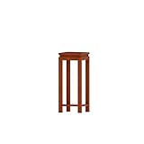 FLBT Schmaler Beistelltisch, hoch, Pflanzenständer, Wohnzimmer, Ausstellungstisch, Ecktisch, Massivholz, Blumentopfhalter für Küche (Größe: 75 cm). Needed
