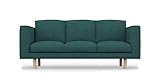 COMFORTLY Ersatzbezug für 3-Sitzer, handgefertigt, kompatibel mit Norsborg Couch, nur Bezüge (Krone – Ozeanblau)