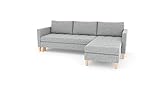 Sofini Ecksofa Oslo mit Schlaffunktion! Best Ecksofa! Couch mit Bettkästen! (Lux 32 Rechts)