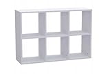 Kallax Regal 2x3 - Bücherregal 100 x 67,4 cm - Raumteiler Regal - Würfelregal für Wohnzimmerund Büro - Regal Würfel mit 6 Fächern - Aufbewahrung Regal