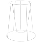 Lampenschirm Gestell Lampenschirm Ring Lampenschirm Halterahmen Gestell Metall Draht Ring zum Basteln von Lampenschirmen für E27 Tischlampe Stehlampe Pendelleuchte Lampenfassung