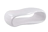 LaNatura Couchtisch Fiberglas Weiß