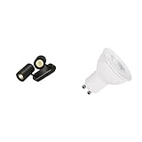 SLV ENOLA B | Wand- und Deckenleuchte, Spot, LED Strahler, dreh- und schwenkbar, Beleuchtung innen, Deckenfluter, Deckenstrahler | inkl. effizientem GU10 Leuchtmittel, 3000K, Neutralweiß, zweiflammig