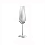 HASMI Champagner gläser 230 ml Dünne Slim Stem Champagnergläser Kristallglas Longdrinkgläser Transparente Champagnerflöte for die Hausbar, besondere Anlässe Sektgläser