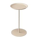 Sofa-Beistelltisch, Eisen, skandinavischer einfacher Wind, Kleiner runder Tisch, Wohnzimmer-Couchtisch/Freizeittisch, Schlafzimmer-Nachttisch, Mini-Couchtisch, Ecktisch (Farbe: C, Größe: 35