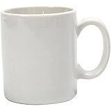 Tasse, H: 7 cm, T: 6 cm, weiß, 1 Stück