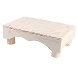 Homoyoyo 1 Stück Massivholz-Fußhocker Baby-Töpfchen Holz-Fußhocker Kinderhocker Töpfchenhocker Holz-Holzhocker Stuhl Kleinkind-Waschbeckenhocker Fußhocker Holz-Toilettenhocker