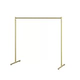 Kleiderablage Kleiderständer Boden Innen Schlafzimmer Kleiderständer Single Rod Typ Einfache Home Wäscheleine Trocknen Kleiderstange Garderobenständer (Color : Gold, Size : XL)