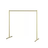 Kleiderablage Kleiderständer Boden Innen Schlafzimmer Kleiderständer Single Rod Typ Einfache Home Wäscheleine Trocknen Kleiderstange Garderobenständer (Color : Gold, Size : XL)