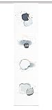 Vision S 84078 | Schiebegardine MANCHAS, Digitaldruck auf Bambus-Optik, mit abstraktem Motiv, 260x60cm, Farbe: Blau, Beere (Blau)