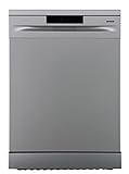 Gorenje GS 620 C10S Freistehender Geschirrspüler/ 60cm / 14 Maßgedecke / 3 Körbe / 5 Programme/Inverter PowerDrive Motor/SpeedWash/TotalDry/vollständiger Überlaufschutz/Grau Metallic