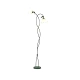 Stehleuchte Wohnzimmer Ländliche Vintage Stehlampe Wohnzimmer Sofa Schlafzimmerlampe, Maiglöckchen Blume Stehlampe im französischen Stil (ohne Lichtquelle) Stehlampen/Standleuchten (Color : B)