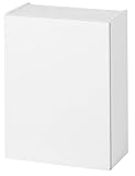 Held Möbel 566.0001 Siena Hängeschrank 1-türig 2 Einlegeböden, 40 x 65 x 20 cm, Hochglanz-weiß