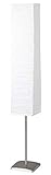 BRILLIANT Lampe Nerva Standleuchte titan/weiß | 2x C35, E14, 40W, geeignet für Kerzenlampen (nicht enthalten) | Mit Fußschalter