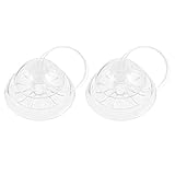 PATKAW 2 Stücke Aquarium Schnecke Transparent Schneckenfänger Aquarium Schneckenbox Fischpflanzen Blutegel Fangbox Für Aquarium 8Cm