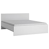 Lomadox Bett Doppelbett 160cm in weiß, B/H/T ca. 166,6/85/206,2 cm