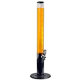 GOODS+GADGETS XXL Trinksäule Biersäule Biertower Party Bier Zapfsäule mit Zapfhahn (5 Liter)