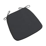 YSDNI Rutschfestes Stuhlkissen mit Bändern für Esszimmerstühle, Esszimmerstuhlkissen, U-förmig, langlebig, atmungsaktiv, Esszimmerstuhlkissen, für Wohnzimmer, Terrasse, Büro, Geschäft