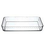 Pasabahce Borcam 59204 Schale Form und Form, rechteckig, Glas, 40 x 27 cm