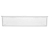 Garneck Transparente Besteckbox Tragbare Utensilien Schreibtisch-Organizer Transparenter Esstisch Küchenbesteckhalter Transparenter Besteckkasten Utensilienbox-Halter