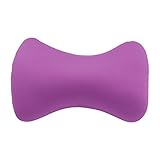 Rpporm Weiches Mini-Kopfstützen-Rollenkissen, Rückenlehnenkissen, geeignet für Reiseflugzeug, Auto, Schlafsofa, 38 cm × 20 cm Bettkissenbezug Länglich (purple, One Size)