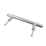 luckxuan Schrankgriffe/Möbelgriffe 10 stücke 50mm / 500mm Edelstahl Küchentürkabinett T Bar Griff Zugknopf Kabinett Knöpfe Griff Schrank Schublade Zieht Schubladengriffe (Color : 12 inch 192mm)