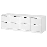 Ikea NORDLI Kommode 8 Schubladen 160x54 cm weiß