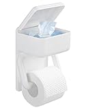 WENKO Toilettenpapierhalter 2 in 1