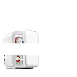 Autokühlschrank Mini 20L Auto Heimgebrauch Mini-Kühlschrank Kühler Wärmer Dual-Use-Kühlbox Temperaturregelung 12V/220 Schlafsaal Für Wohnmobil-Reisen, Camping-Angeln ( Color : White , Size : A5L )