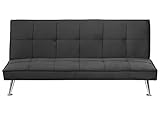 Schlafsofa grau Couch Klappcouch Bettsofa Hasle