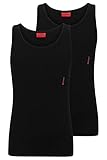 HUGO Herren Twin Pack Tank Top, Black1, L EU