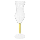 UPKOCH Menschliches Weinglas Champagnergläser Glas Schnapsgläser Glaskelch Transparenter Rotweinbecher Glas Cocktailkelch Partyweinglas Menschlicher Körper Backbecher Gläser Klar