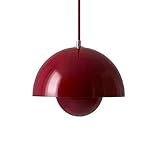 HAIIQU Pendelleuchte Für Den Innenbereich Runde Industrielle Hängelampe Farbige Kleine Deckenpendel-/Tischlampe Einzigartige Schlafzimmer-Hängelampen 1-flammige E26-Leuchte Für Esszimmer, Wohnzimmer