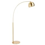 riess-ambiente.de Elegante Bogenlampe Lounge Deal 205cm Gold Stehlampe Bogenleuchte Stehleuchte Wohnzimmerlampe