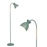 Anten Giraffe | Schwenkbare Stehlampe Pastel Grün | E27 Fassung MAX 60W | Höhe 159CM | Retro Metall-Stehleuchte | 1 Flammig | Für Wohnzimmer, Schlafzimmer und Arbeitszimmer