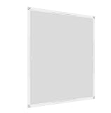 Windhager Insektenschutz teleskopierbares Fliegengitterfenster FLEXI FIT, Teleskopfenster ohne Sägen, Selbstbausatz 130 x 150 cm, Weiß, 04305