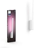 Philips Hue White & Color Ambiance Wandleuchte Liane weiß 740lm, dimmbar, 16 Mio. Farben, steuerbar via App, kompatibel mit Amazon Alexa (Echo, Echo Dot)