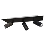 Tivendis Betoniq XXL Deckenleuchte Donoma - 3-flammige Betonoptik Lampe mit 3 verstellbaren Gelenkarmen - Moderne Deckenlampe im Industrie-Design