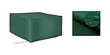 Abdeckung für Gartenmöbel 220x200x75cm Abdeckplane Haube Schutzhülle Hülle stark Wasserdicht Gewebe Möbelset grün Tisch Stühle Sitzgruppe Lounge Abdeckhaube Schutzhaube wetterfest Oxford-Gewebe