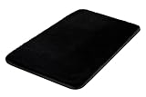 Kleine Wolke Badteppich Cony, Farbe: Schwarz, Material: 100% Polyester, Größe: 70x120 cm