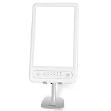 Eyocean Tageslichtlampe, Simulation von Tageslicht, Lichttherapielampe 10000 lux, Tageslichtleuchten mit 3 Lichtfarben und Stufenloses Dimmen, UV-FREE Vollspektrumlampe mit Timer/Memoryfunktion