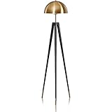 OLOTU Deckenfluter Stehlampe Moderne Industrie Stehlampe Schwarz und Gold Stativ Aufbewahrungslampe Einfache Kunst Stehlampe für Wohnzimmer Stehleuchte