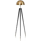 OLOTU Deckenfluter Stehlampe Moderne Industrie Stehlampe Schwarz und Gold Stativ Aufbewahrungslampe Einfache Kunst Stehlampe für Wohnzimmer Stehleuchte